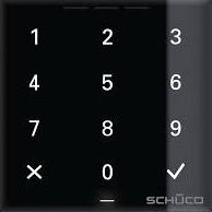 Code keyboard (Schüco 262992)